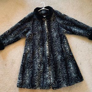 Vintage Olympia Limited Faux Fur Swing Coat